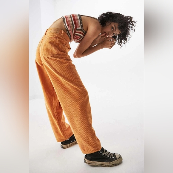 BDG Orange Corduroy Pants - Picture 9 of 15